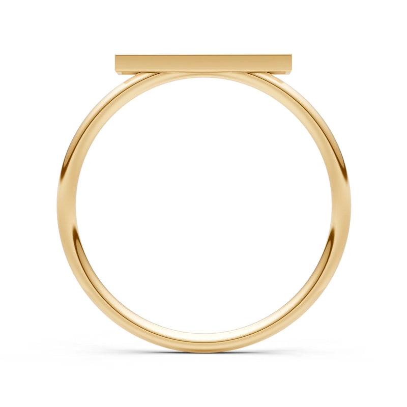 Dainty Slim Bar Round Gemstone Pavé Half Band
