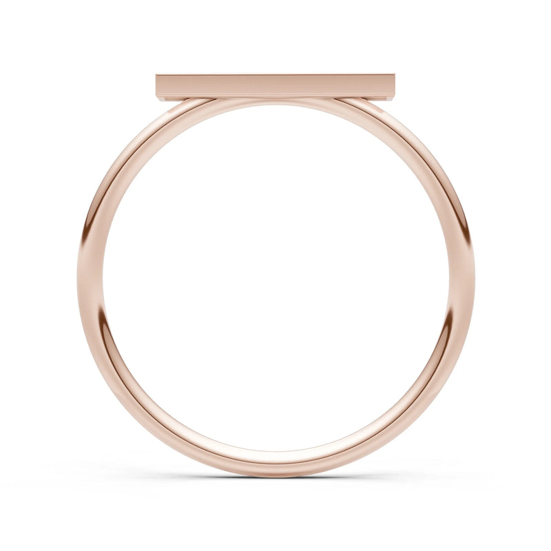 Dainty Slim Bar Round Gemstone Pavé Half Band