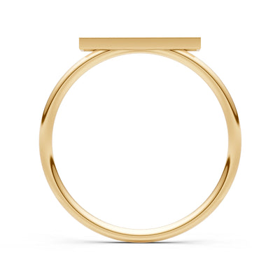 Dainty Slim Bar Round Gemstone Pavé Half Band