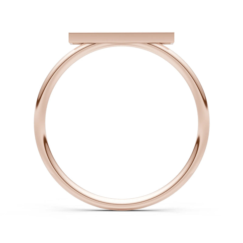 Dainty Slim Bar Round Gemstone Pavé Half Band