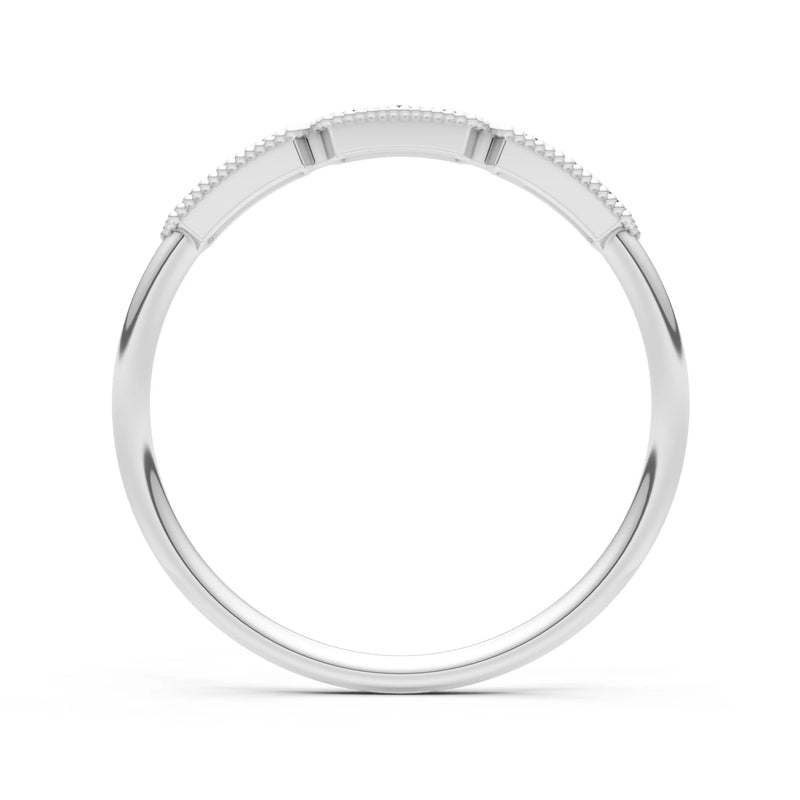 Dainty Tri-Cluster Round Gemstone Tiara Contour