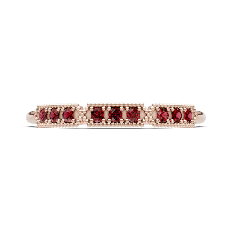 Dainty Tri-Cluster Round Gemstone Tiara Contour