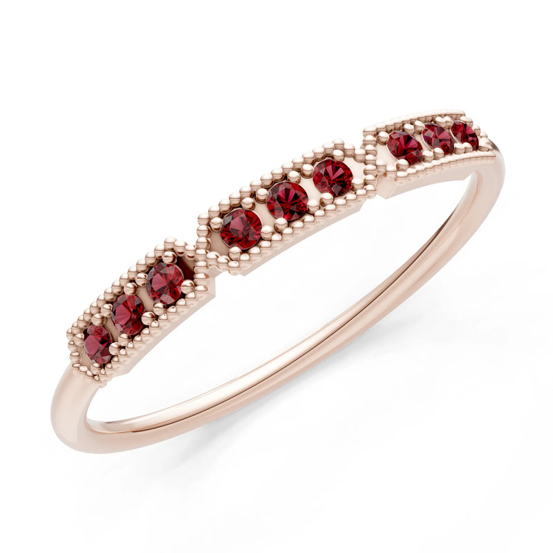 Dainty Tri-Cluster Round Gemstone Tiara Contour