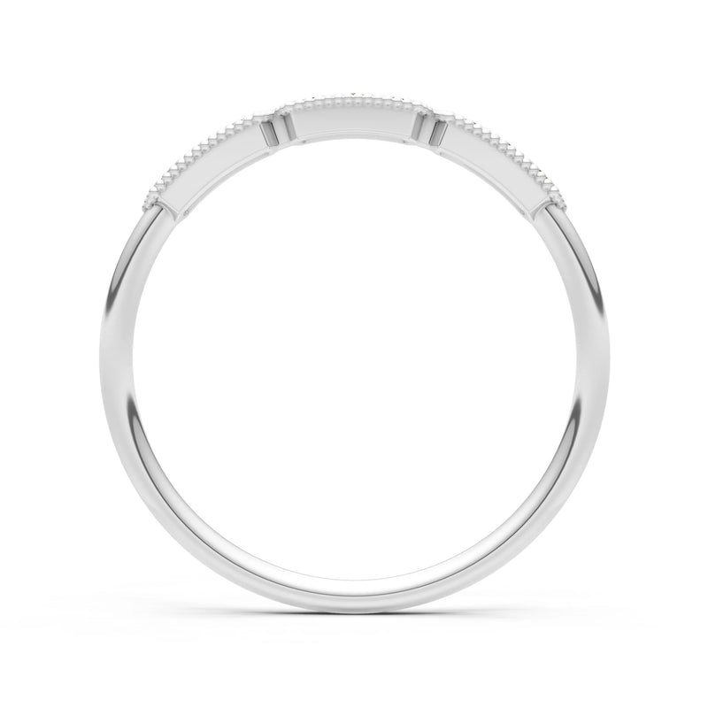 Dainty Tri-Cluster Round Gemstone Tiara Contour