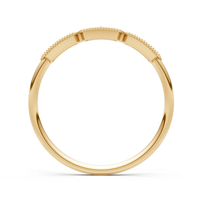 Citrine Dainty Round Cut Tri-Cluster Tiara Contour Ring