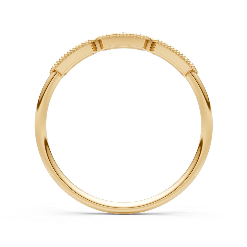 Citrine Dainty Round Cut Tri-Cluster Tiara Contour Ring