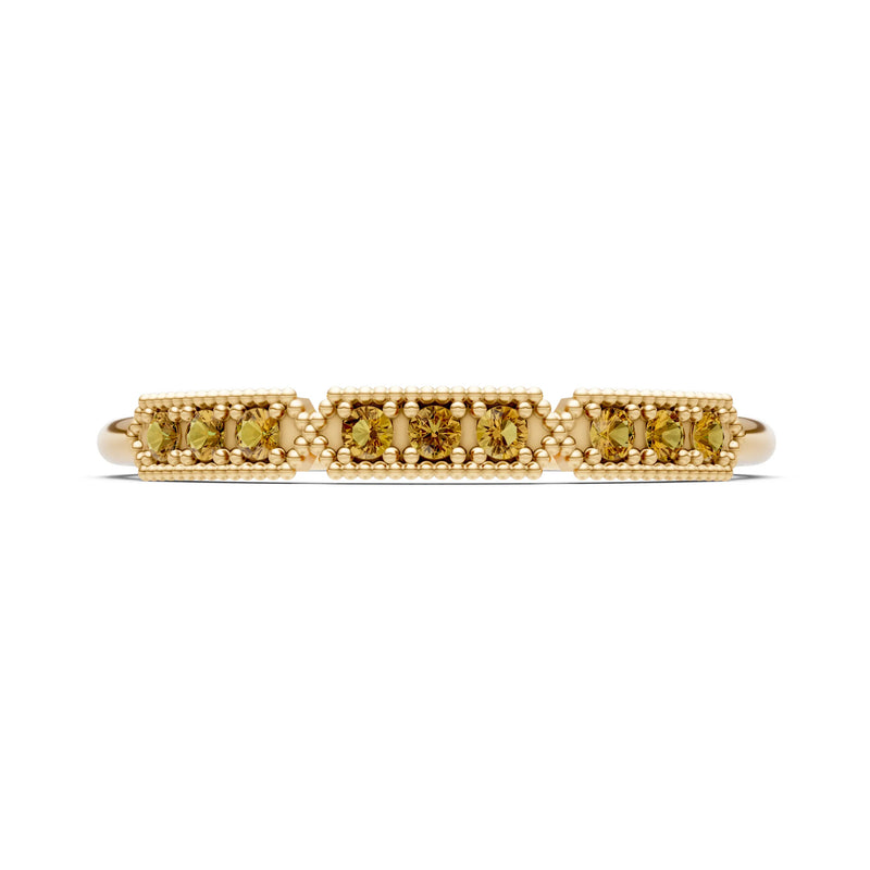 Dainty Tri-Cluster Round Gemstone Tiara Contour