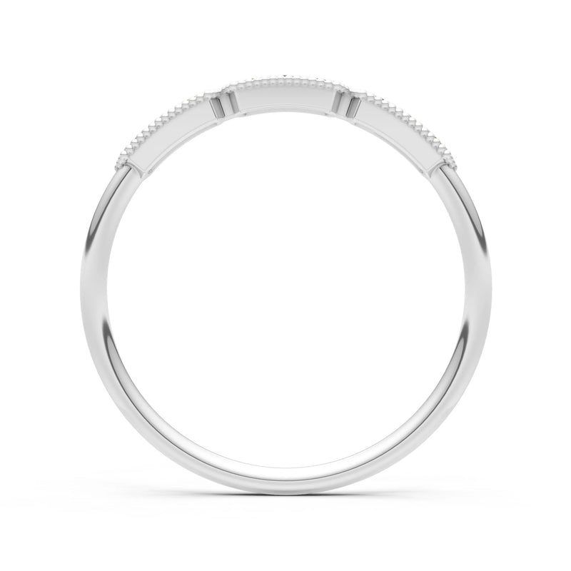Dainty Tri-Cluster Round Gemstone Tiara Contour