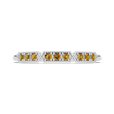 Dainty Tri-Cluster Round Gemstone Tiara Contour