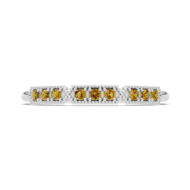 Dainty Tri-Cluster Round Gemstone Tiara Contour