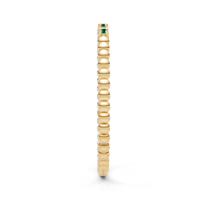 Dainty Round Cut 5 Stone Beaded Ring