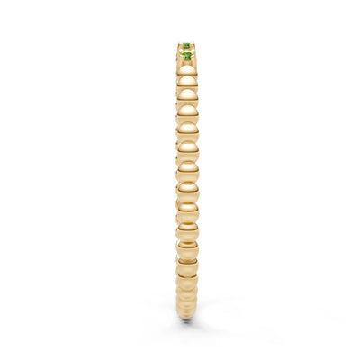 Dainty Round Cut 5 Stone Beaded Ring
