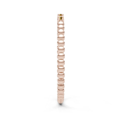 Dainty Round Cut 5 Stone Beaded Ring