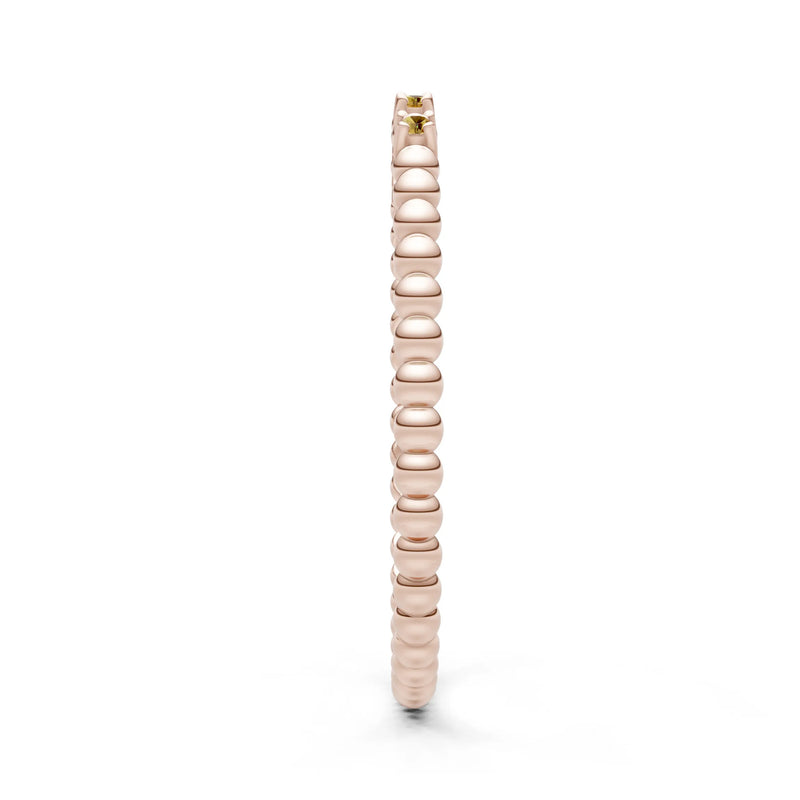 Dainty Round Cut 5 Stone Beaded Ring