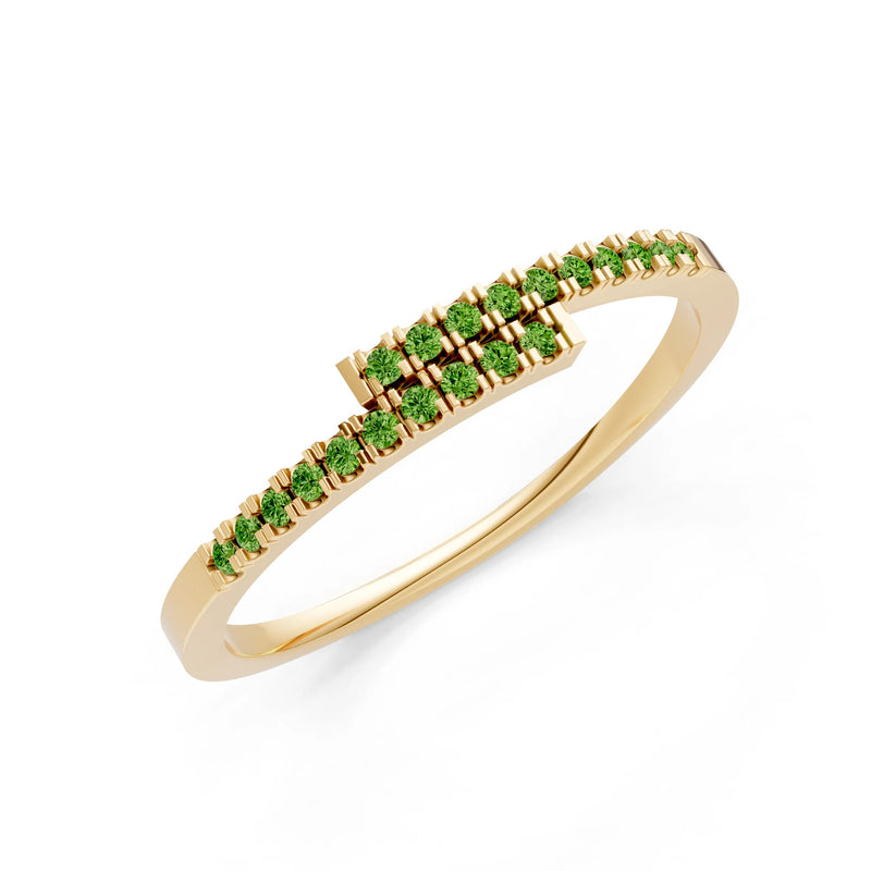 Dainty Crisscross Half Band