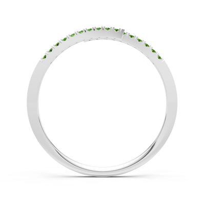 Dainty Crisscross Half Band