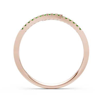 Dainty Crisscross Half Band