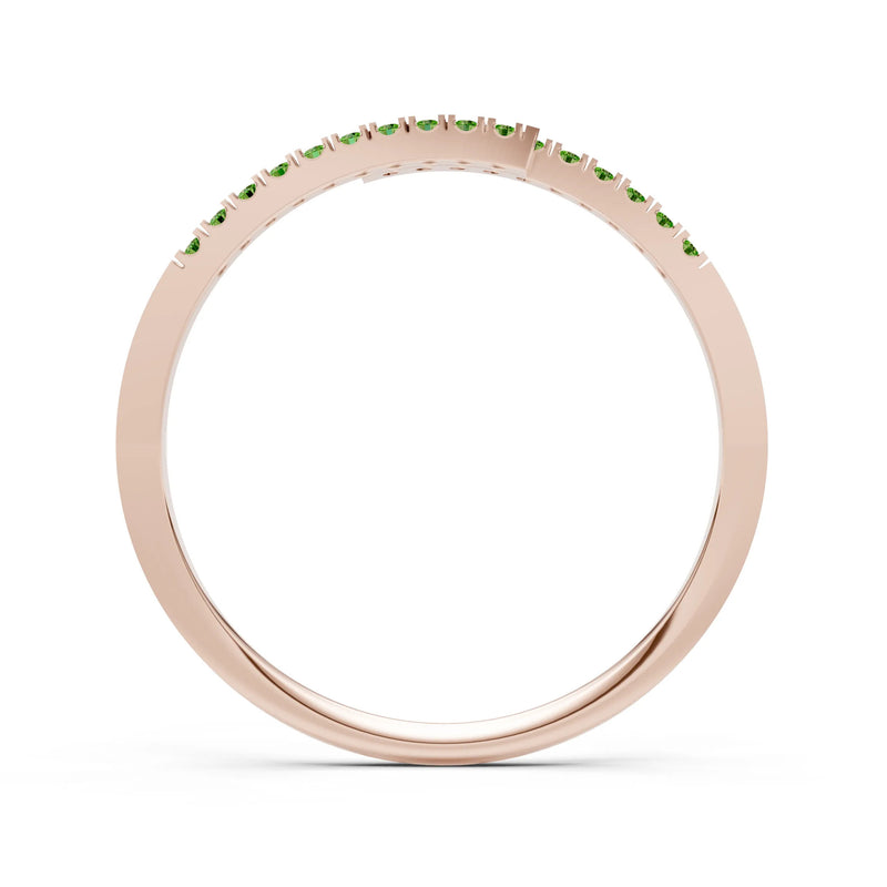 Dainty Crisscross Half Band