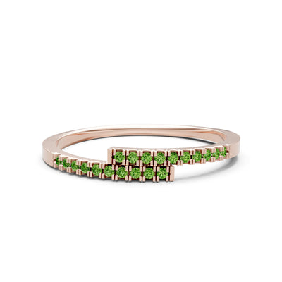 Dainty Crisscross Half Band