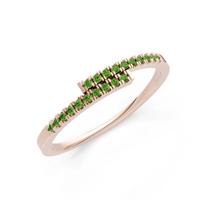 Dainty Crisscross Half Band