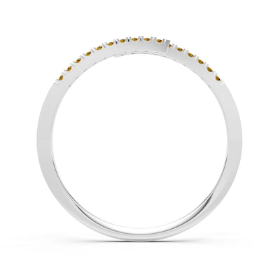 Dainty Crisscross Half Band