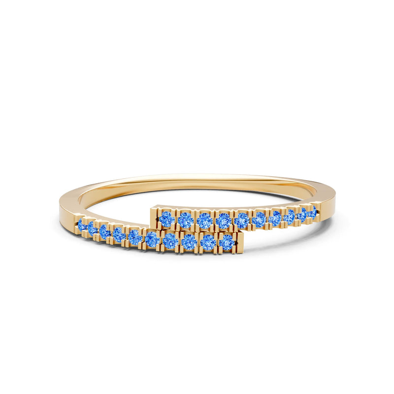 Dainty Crisscross Half Band