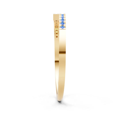 Dainty Crisscross Half Band
