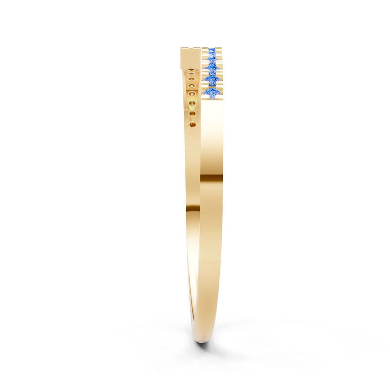 Dainty Crisscross Half Band