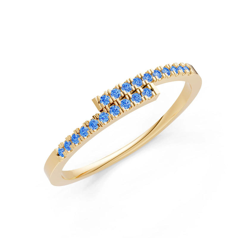 Dainty Crisscross Half Band