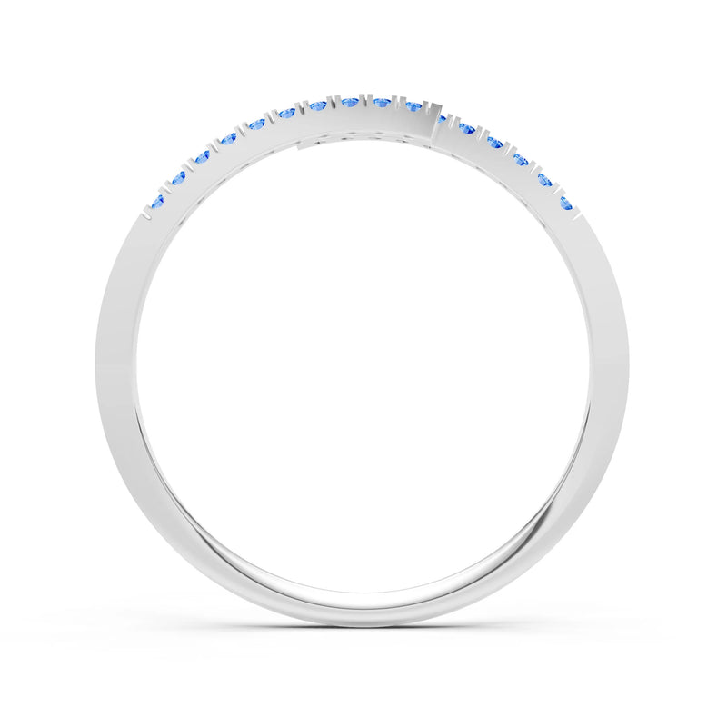 Dainty Crisscross Half Band