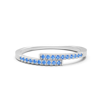 Dainty Crisscross Half Band