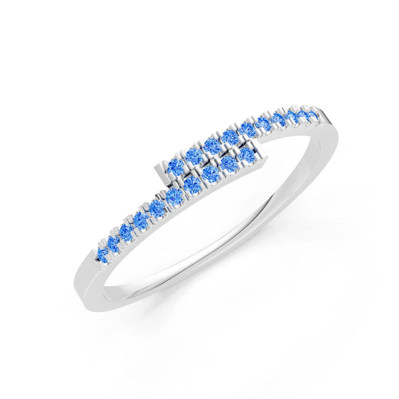 Dainty Crisscross Half Band