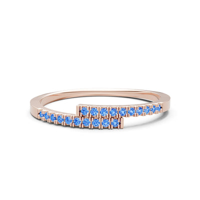 Dainty Crisscross Half Band