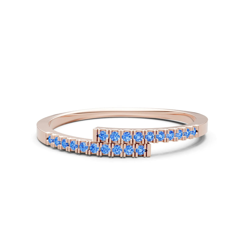 Dainty Crisscross Half Band