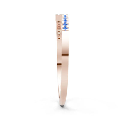 Dainty Crisscross Half Band