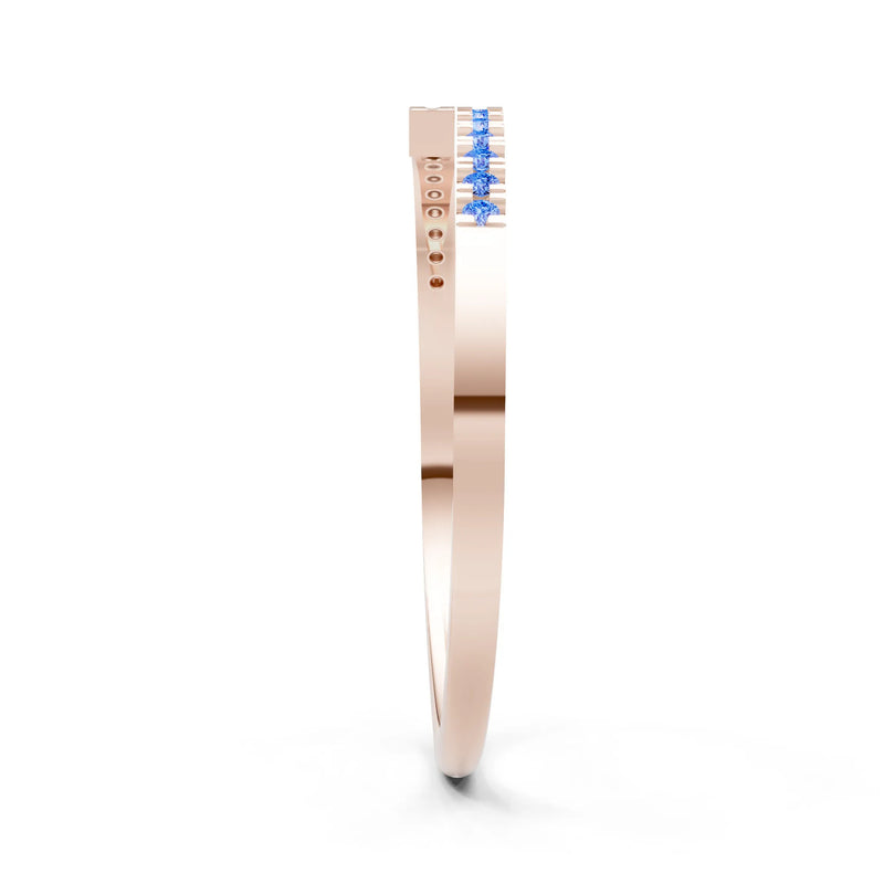 Dainty Crisscross Half Band
