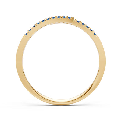 Dainty Crisscross Half Band