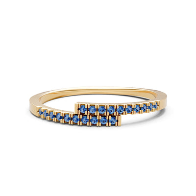 Dainty Crisscross Half Band