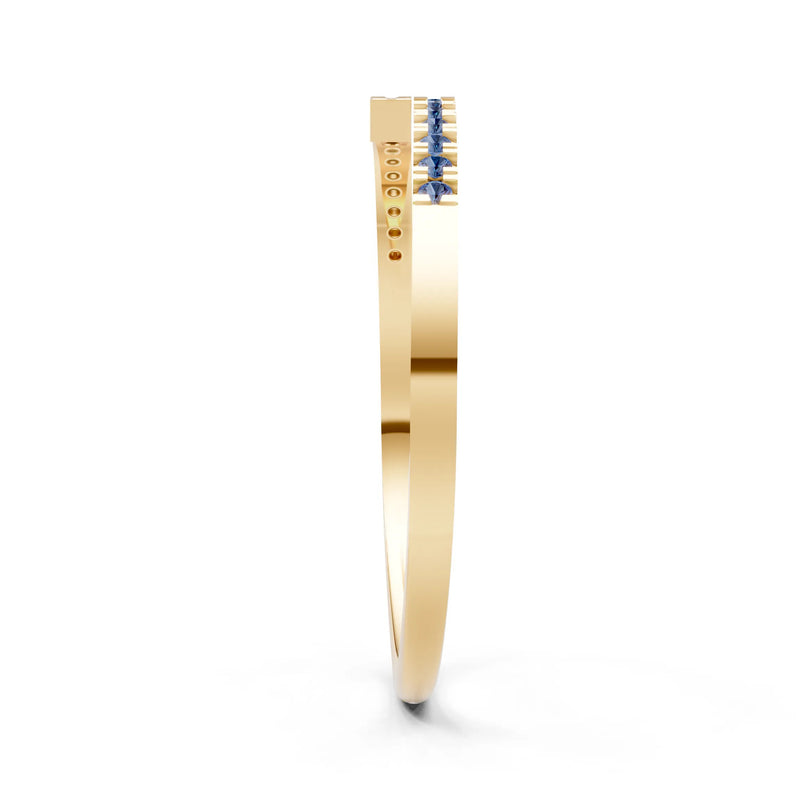 Dainty Crisscross Half Band