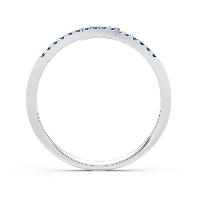 Dainty Crisscross Half Band