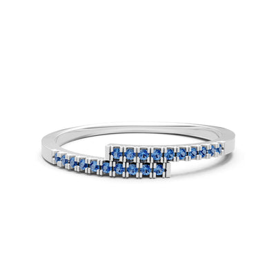 Dainty Crisscross Half Band