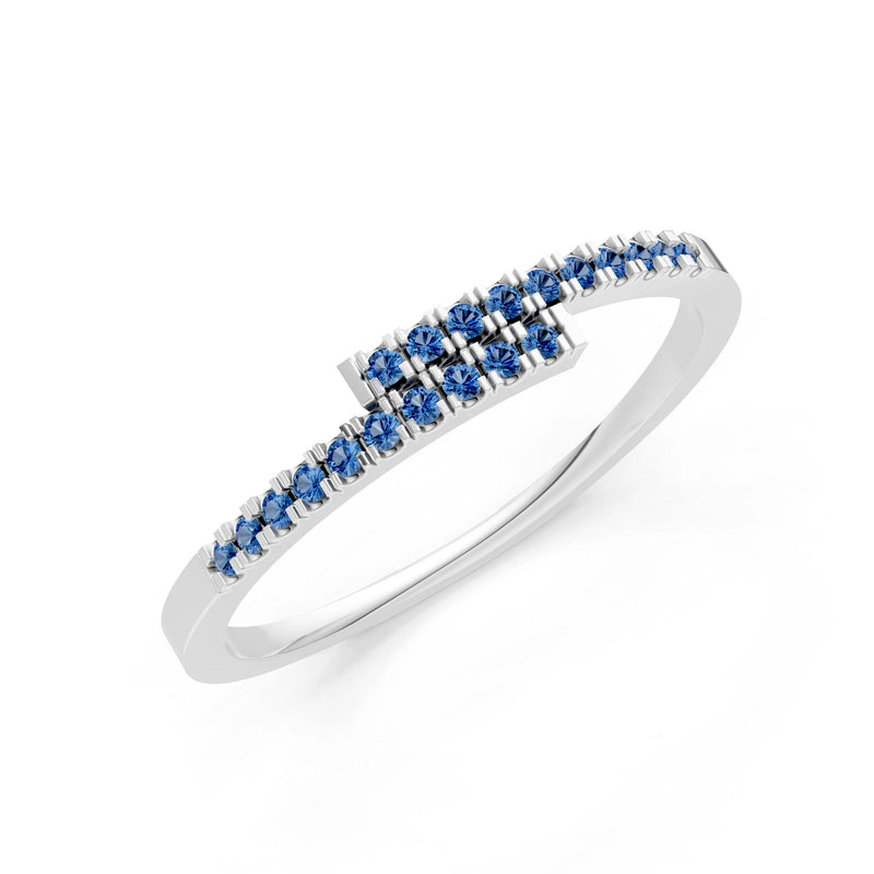 Dainty Crisscross Half Band
