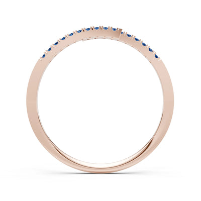 Dainty Crisscross Half Band