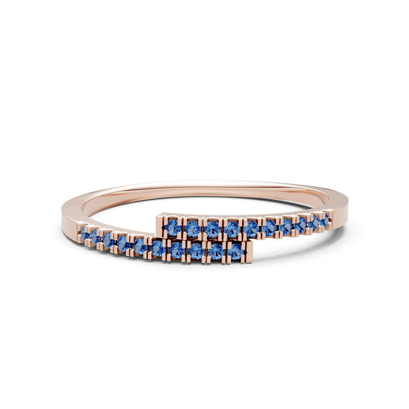 Dainty Crisscross Half Band