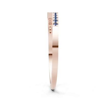 Dainty Crisscross Half Band