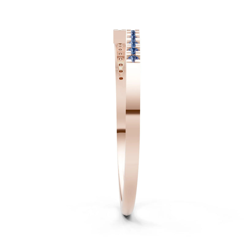 Dainty Crisscross Half Band