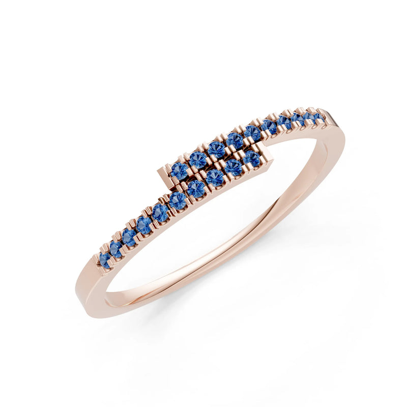 Dainty Crisscross Half Band