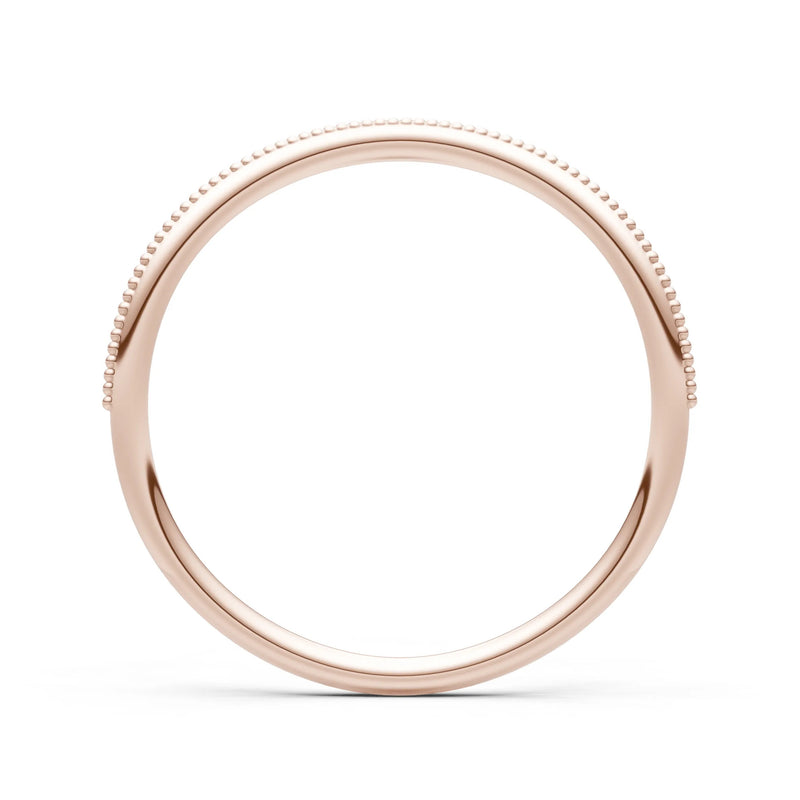 Garnet Dainty Tiara Contour Stacking Ring