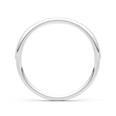 London Blue Topaz Dainty Tiara Contour Stacking Ring