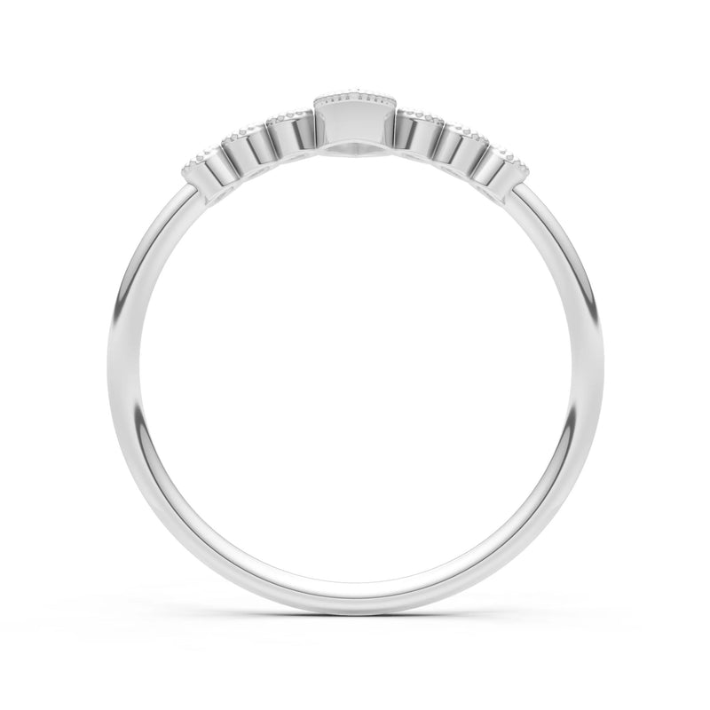 Dainty Marquise Center Cluster Ring